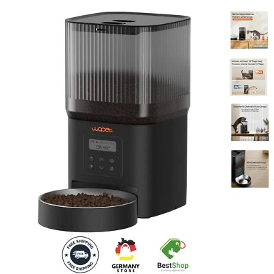 WOPET Futterspender für Katzen und kleine Hunde - 4L, 180 Tage Batterielaufzeit - Bild 1 von 4