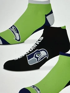 Seattle Seahawks NFL Men's 3-Pack Socks Size Large (10-13) - New - Picture 1 of 6