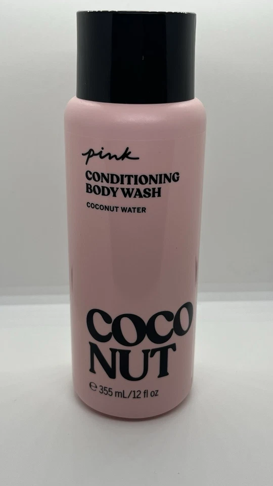 Victoria Secret Pink COCONUT Milky soft Body Wash Shower Gel 12 fl oz exfoliates - Image 1 of 3