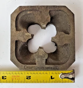 Vintage Craftsman 1/2-14 NPT Pipe Threader Die USA - Picture 1 of 7