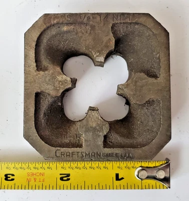 Vintage Craftsman 1/2-14 NPT Pipe Threader Die USA - Image 1 of 4