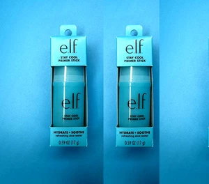 e.l.f. Stay Cool Primer Stick Hydrate beruhigen erfrischendes Aloe-Wasser 0,59 Unzen 2er-Pack - Bild 1 von 4