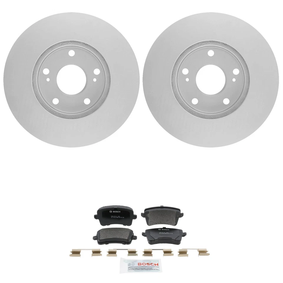 Kit de pastilha de freio a disco Bosch traseira 330mm Quietcast rotores semi-met para Audi Q5 S4 S5 - Imagem 1 de 1