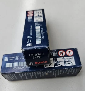 Bosch Zündkerze FGR7KQE0 (7406) für Audi, BMW, Mitsubishi und VW - Bild 1 von 4