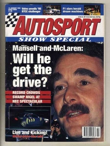 [c4566] 95.1.12 AUTOSPORT/ Nigel Mansell, AUTOSPORT INTERNATIONAL '95 show,... - Foto 1 di 4