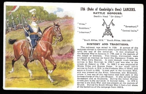 17th (Duke of Cambridge's Own) Lancers - Militaria - Carte postale (postcard) - Picture 1 of 2