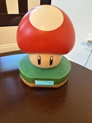 Nintendo SUPER MARIO BRO MUSHROOM Digital Alarm Clock / Tested And Working  - Image 1 of 4