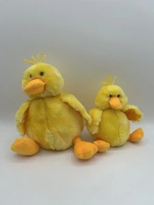 LOTE de felpa de tortilla y revueltas de patito amarillo Gund Jr. 3692 y 3693 de colección difícil de encontrar - Imagen 1 de 24