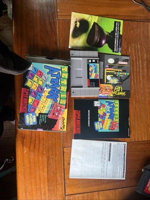 Tetris Attack SNES Super Nintendo Complete CIB Very Good Condition RARE INSERTS - Image 1 of 2