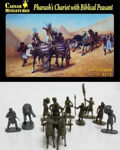 Pharaoh s Chariot with Biblical Peasant 1/72 Soldiers Figures model Kit CAESAR - Picture 1 of 4