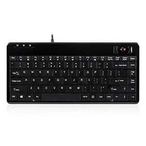 Perix PERIBOARD - 505H PLUS US, keyboard with trackball - 2 USB hubs - 14 mm F/S - Picture 1 of 6