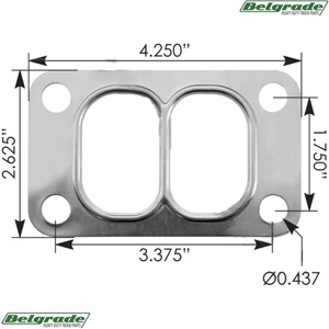 Junta de montaje de turbocompresor 840.901356 Cummins ISC 8,3 L - 3901356 - Imagen 1 de 1