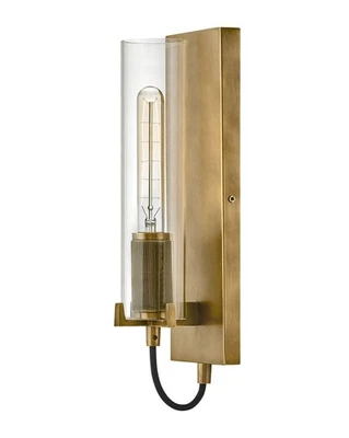 Aplique de pared Hinkley Lighting 37850 Ryden 16" de alto - latón Foto 1 de 4