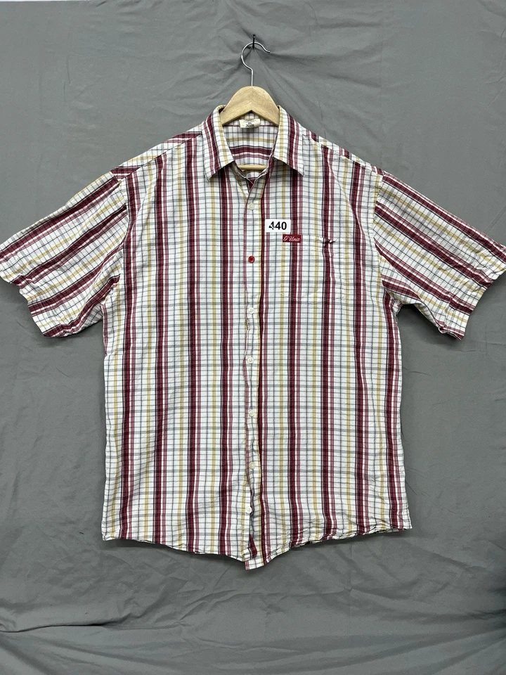 G Unit Heavy Weight S/S Button Down Shirt Size XL Plaid - Image 1 of 4