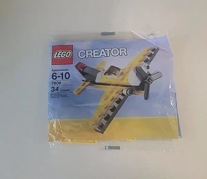 LEGO Creator gelbes Flugzeug 7808 - NEU/VERSIEGELT - NICHT MEHR IM LIEFERUMFANG ENTHALTEN - NOS - Bild 1 von 2