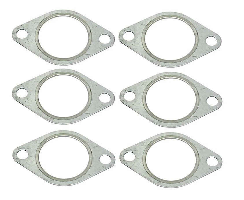 Juego de 6 juntas de colector de escape - culata a intercambiador de calor para Porsche Foto 1 de 1