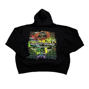 Busch Gardens Tampa Achterbahn Hoodie Erwachsene Small Sweatshirt schwarz Grafik - Bild 1 von 8