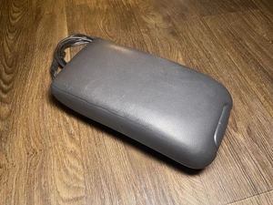 2001-2005 Mercedes C230 C240 Black Center Console Leather Armrest Top Lid OEM - Foto 1 di 6