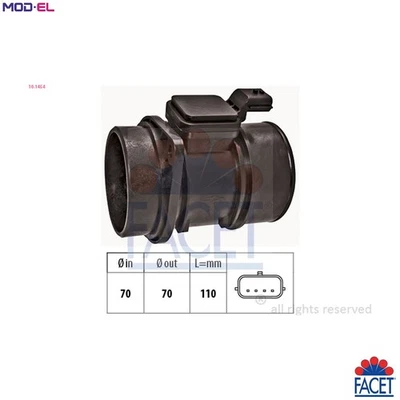 MASS AIR FLOW SENSOR 10.1454 FOR RENAULT DUSTER/SUV TRAFIC/II/Bus/Van/Rodeo 1.5L - Image 1 of 4