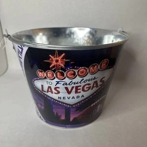 Super Bowl LVIII Bud Light Metal Beverage & Ice Bucket From Las Vegas 2/11/2024 - Picture 1 of 6