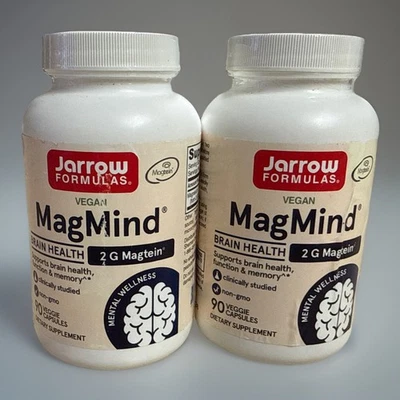 TOTAL 180 cápsulas MagMind Brain Health Jarrow Formulas Total 180 cápsulas EXP 2028 Foto 1 de 2