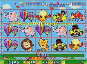 Amcoe Merry Circus Cherry Master 8-Liner Slot PCB Board with Optional Skill Spin - Picture 1 of 21