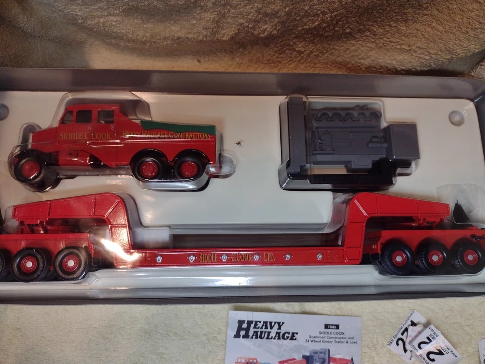 Corgi Classics 17603 Siddle Cook Scammell Constructor And 24 Wheel Trailer &... - Image 1 of 1