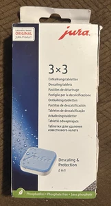 JURA 3x3 Descalcificante Descalcificante y Protección Pack de 9 Comprimidos LEER - Imagen 1 de 3
