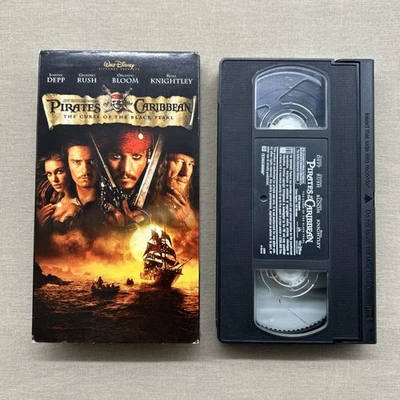 Pirates of the Caribbean: Curse of the Black Pearl (1) (VHS 2003) Disney J. Depp - Image 1 of 4