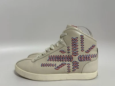 Alexander McQueen Puma Ivory Leather Sneakers US 6.5 - Image 1 of 4