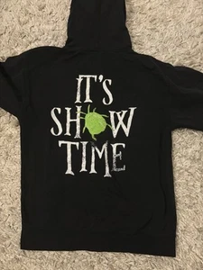 Beetlejuice the Musical Sudadera con Capucha Adulto Mediana Broadway It's Show Time Cremallera Completa - Imagen 1 de 6