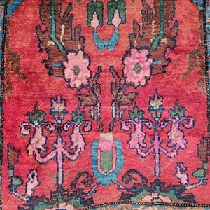 Antique Perssian Oriental Rug Lilihan Sarouk Tribal Farmhouse BohoChic Exquisite - Picture 1 of 20