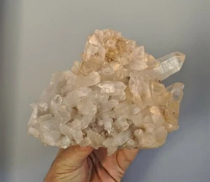 Smokey Quartz Cluster Natural Himalayan Crystal (160x125mm)  - Picture 1 of 4
