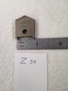 1 PUNTE PER TRAPANO A VANGA ALLEATE NUOVE .922". (A) SPESSORE 3/16. MADE IN USA. {Z34} - Foto 1 di 2