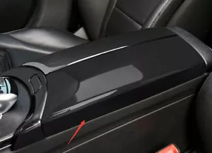 Central Console Storage Box Trim 2PCS For Mercedes-Benz GLC 2016-2021 ABS Black - Foto 1 di 7