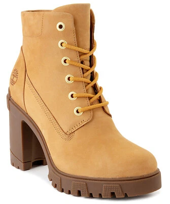 Timberland Mujer Lana Point 6 In Tacón Con Cordones Botín Trigo Nubuck Talla 9 Foto 1 de 4