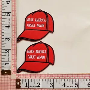 Trump Maga Make America Great Again Jacket Vest Hat Patches Lot Iron On lot - Picture 1 of 1
