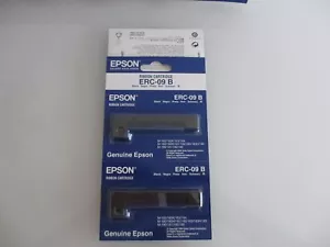 10 X Original Epson ERC-09B Ribbon Black C43S015354 ERC09B - Picture 1 of 12