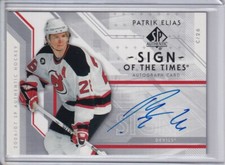 2006-07 SP Authentic Sign of the Times #EL Patrik Elias AUTO - New Jersey Devils