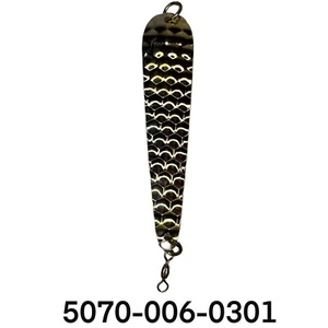 Luhr Jensen Nr. 6 Nadelfische, ohne Haken, Größe 6, Messing & Chrom, 5070-006-0301 - Bild 1 von 1