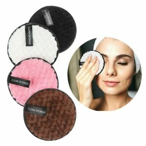 Cleansing Pads Make Up Remover Reusable Face Facial Sponge Cleaner Microfiber