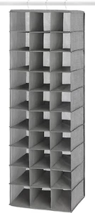 Whitmor 30 Sections Hanging Clothes Closet Organizer, Space Saving Breathable Fa - Picture 1 of 12