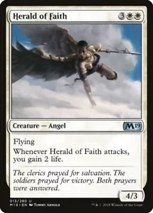 Herald of Faith (013) Core Set 2019 M19 MTG Magic - Picture 1 of 1