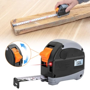 Digital Tape Measure Retractable Multifunctional Infrared 40 Meter Rangefinder - Picture 1 of 16