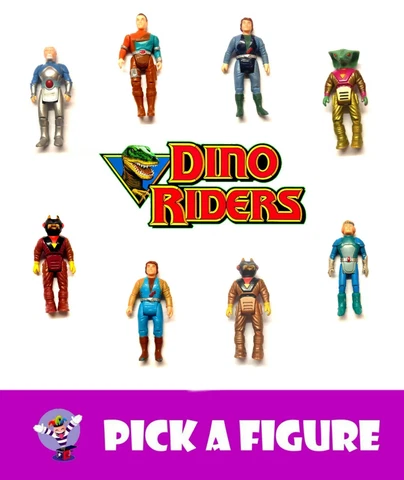Dino Riders Action Figures ~ SINGLE FIGURES ~ Loads to Choose From Cover