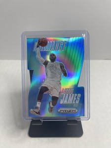 2013-14 Panini Prizm Brilliance Prizms Light Blue Die Cut 7 LeBron James /199
