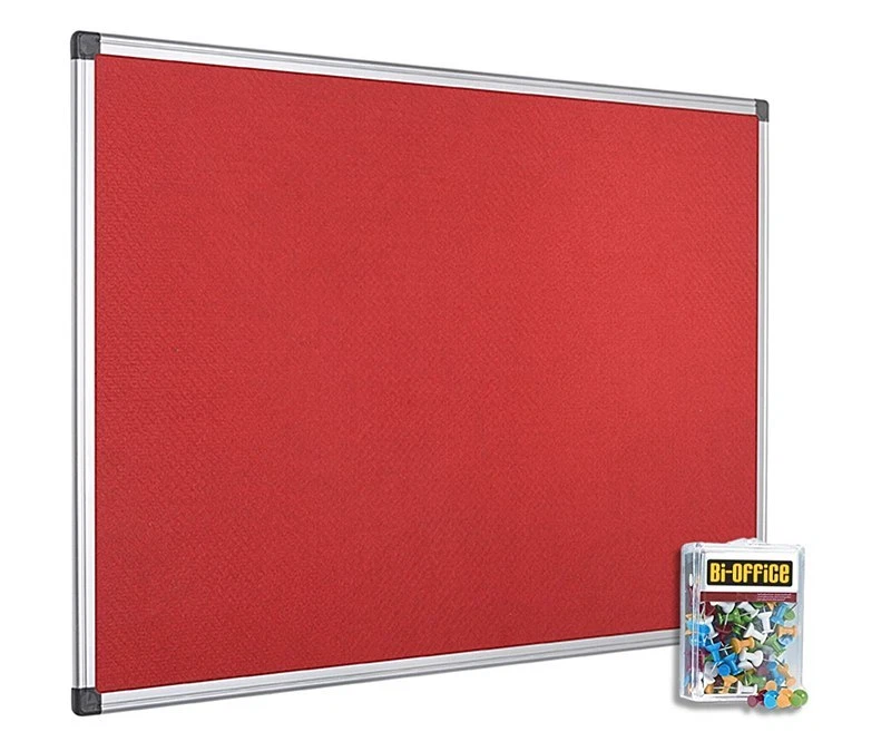 Bi-Office Felt Noticeboard & Pins Bundle Offer! Choice of sizes and colours! - Image 1 of 4