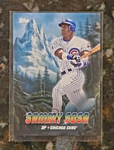 2023 Topps x Bob Ross The Joy of Baseball Sammy Sosa Peaks Power #PK-2 Exclusive - Bild 1 von 2