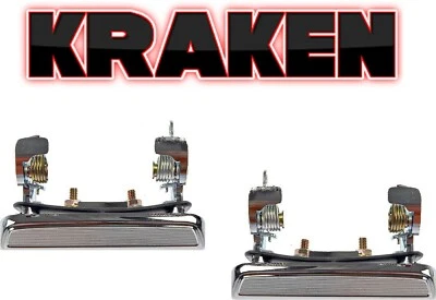 Outside Door Handles For Ford Mustang II 1975-1978 Gran Torino 73-76 Metal Pair - Image 1 of 4