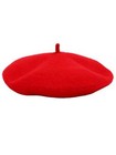  Beret Hat French Beanie Cap Artist Wool Hat for Children Kids Girls 1 Red